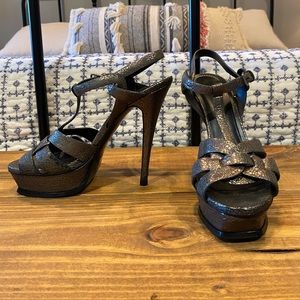 Yves Saint Laurent Tribute in Gunmetal - 38 1/2